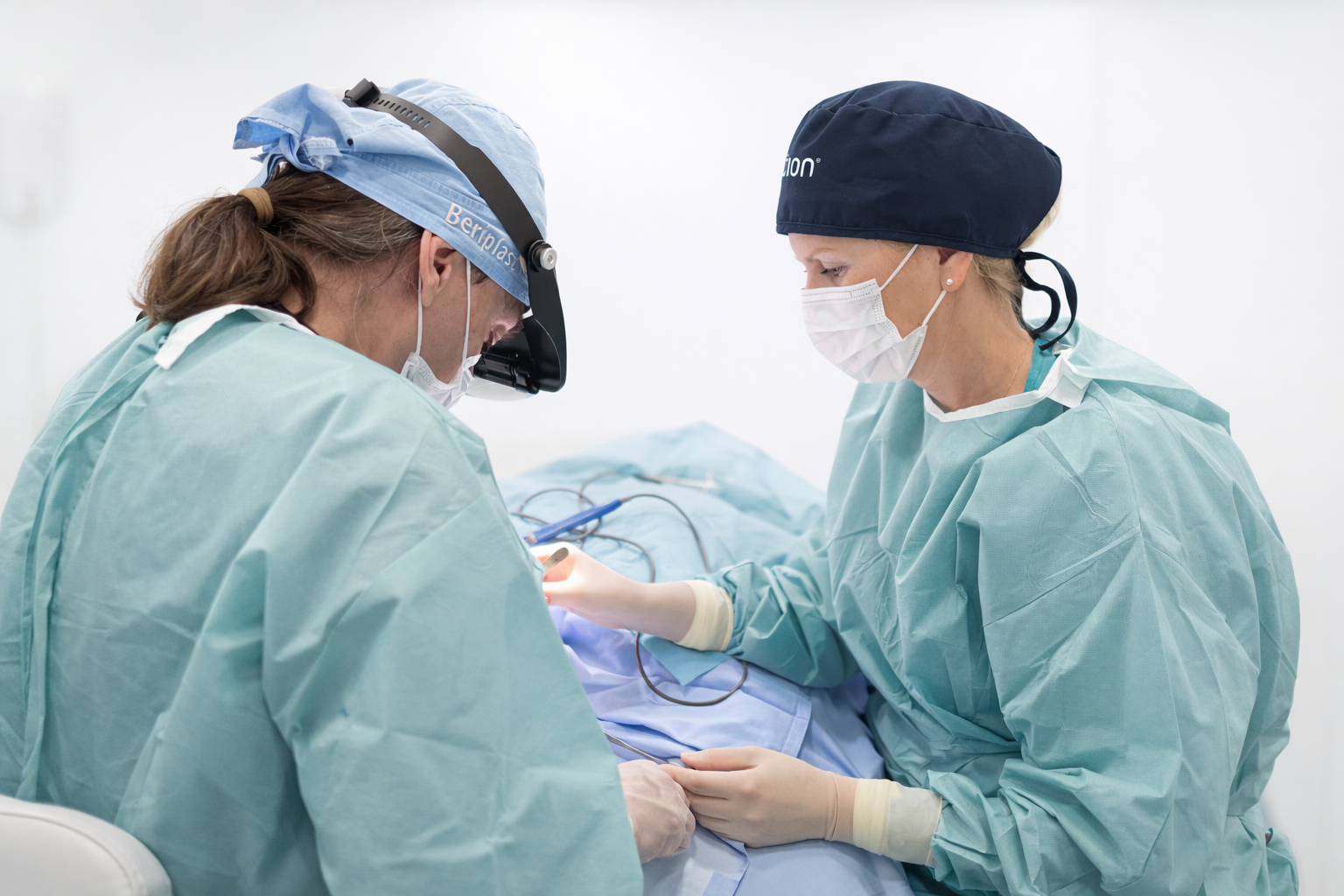 Surgical focus in a sterile room